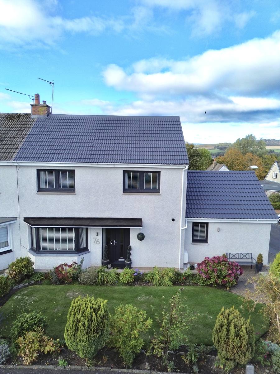 Completed roof coating — Kingdom Coatings Scotland